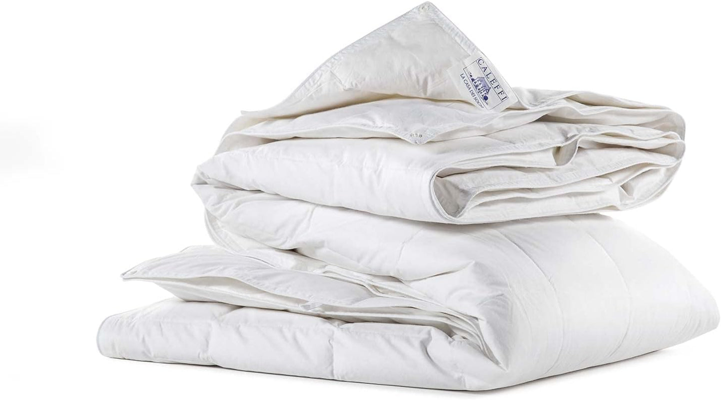 Caleffi 1003479 Couette quatre saisons en coton Ghiro pour lit double, taille unique Couettes et couettes Naty Shop