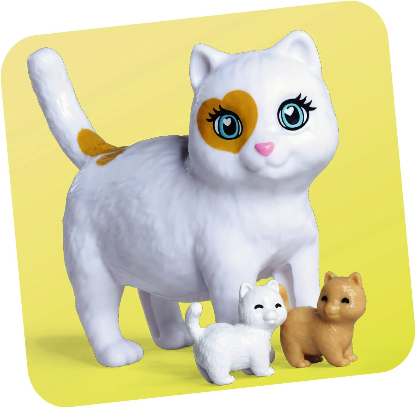 Simba Steffi Love Baby Cats, poupée de jeu dans un pantalon moderne avec des chats et deux bébés bébés doux, ensemble, 29 cm, à partir de 3 ans