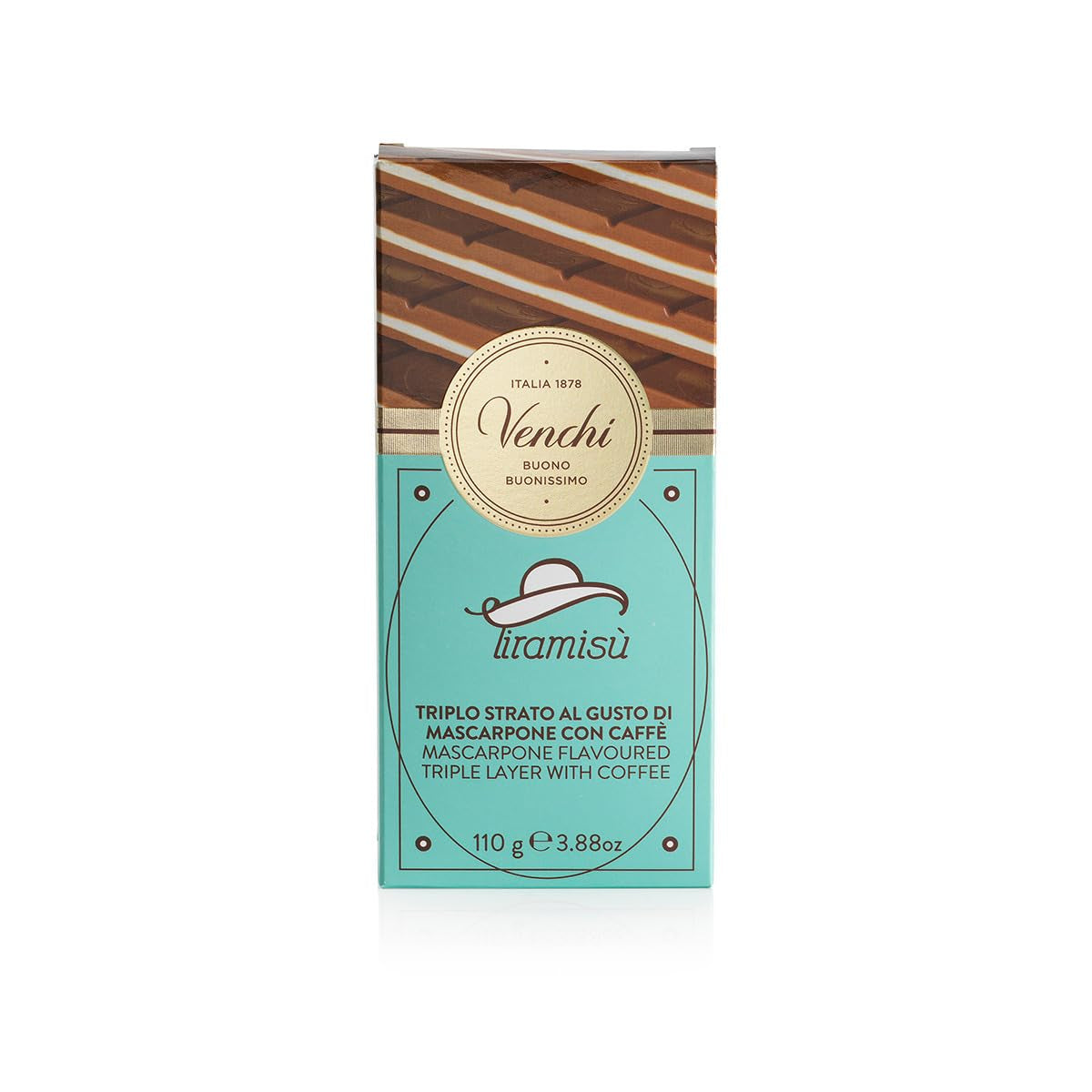 Venchi - Tiramisu au chocolat 110g - sans gluten