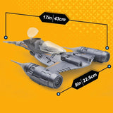 Star Wars Epic Hero Series N-1 Starfighter of the Mandalorian, grandes figurines d'action et accessoires passionnants pour des manœuvres passionnantes, figurines d'action cadeaux passionnantes Naty Shop