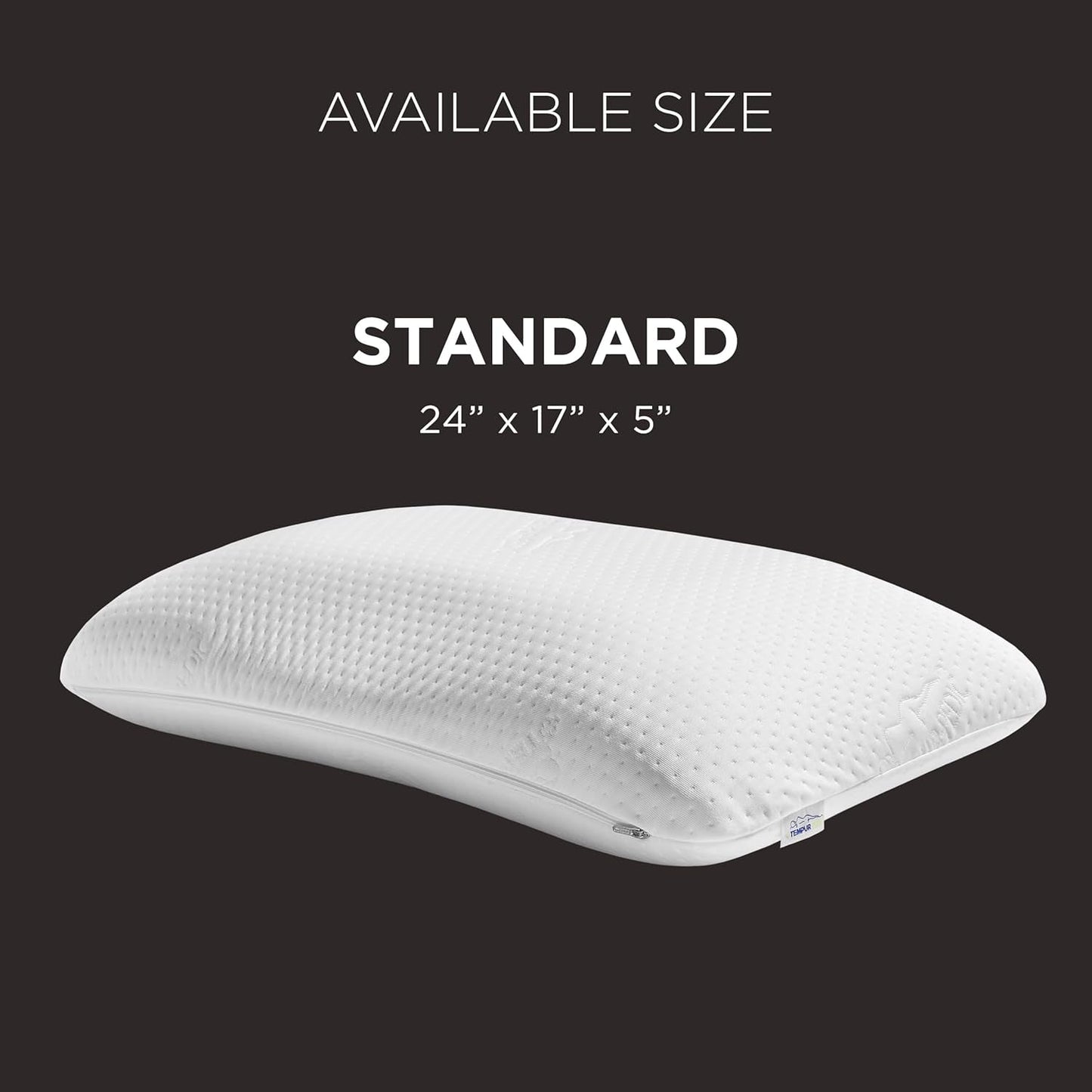Oreiller Symphony TEMPUR-PEDIC Fabriqué en mousse à mémoire de forme, Luxueux, Doux, Standard, Blanc Oreillers standard Naty Shop
