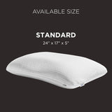 Oreiller Symphony TEMPUR-PEDIC Fabriqué en mousse à mémoire de forme, Luxueux, Doux, Standard, Blanc Oreillers standard Naty Shop