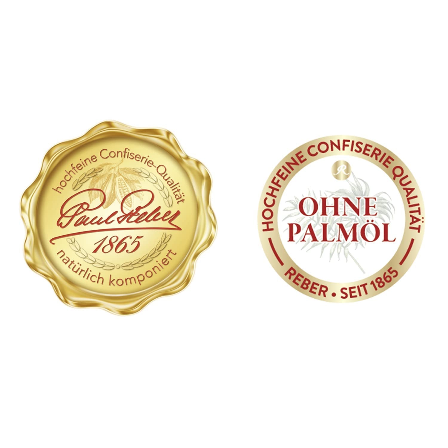 Rebel, Duet Mozart Kugeln, pack de 2, boules Mozart au chocolat noir fourrées à la pistache et pâte d'amande, nougat aux amandes et noisettes, 40g (2 boules Mozart)