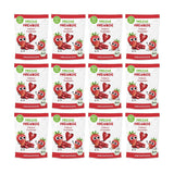 Chips de Fruits Bio "100% Fraise" Chips de Fraises Lyophilisées (12 x 12g) et Nouveaux Flips Croquants Bio de Maïs et de Carottes, Snack Bio, à partir de 1 an, (9 x 30g) 270g