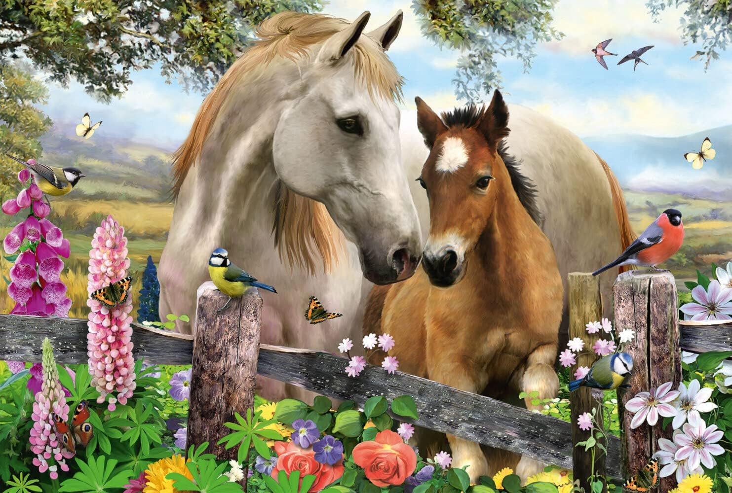 Schmidt Spiele jument et poulain, puzzle pour enfants 150 pièces Puzzle Naty Shop