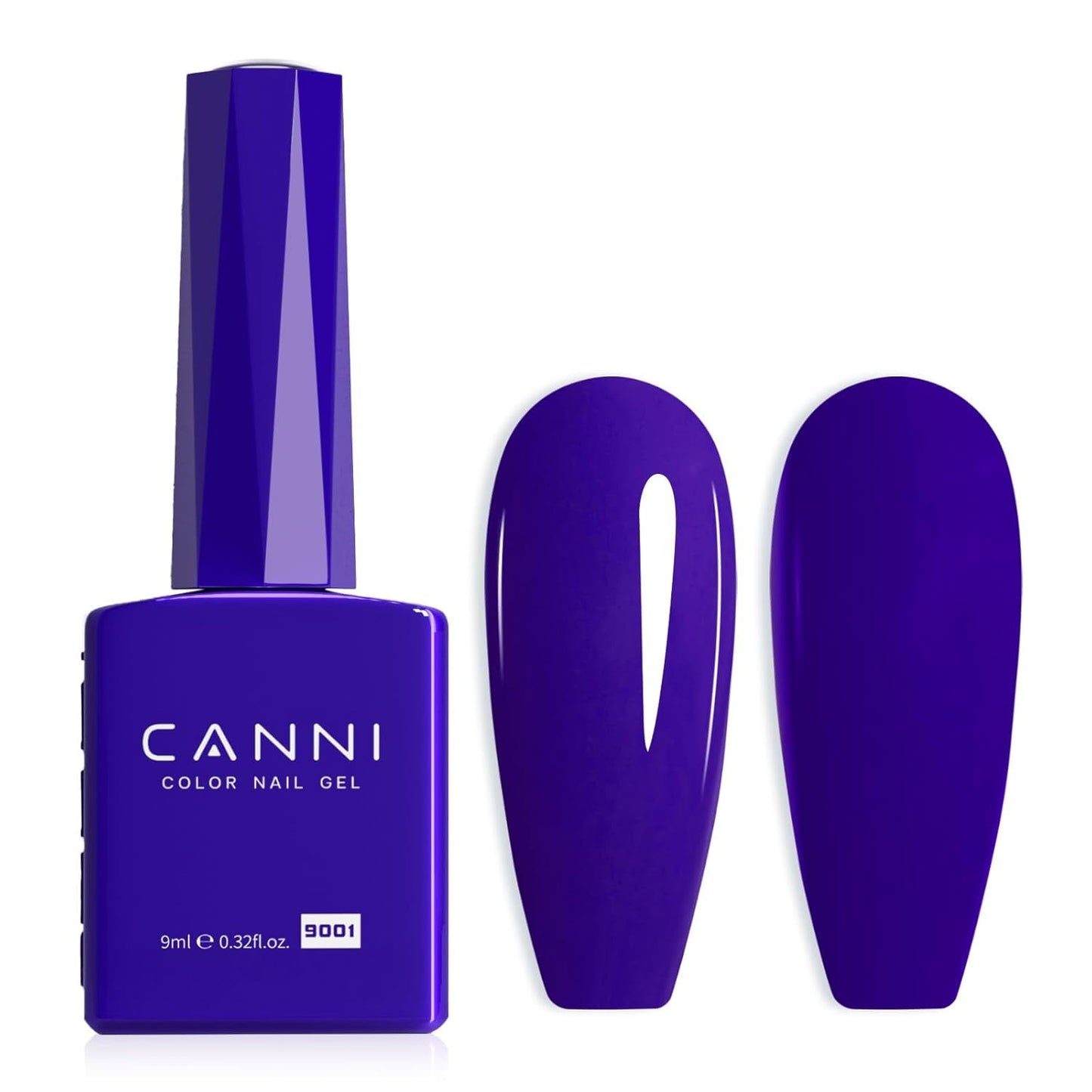 Vernis à ongles gel CANNI, semi-permanent, violet foncé, vernis à ongles, gel UV, trempage, manucure