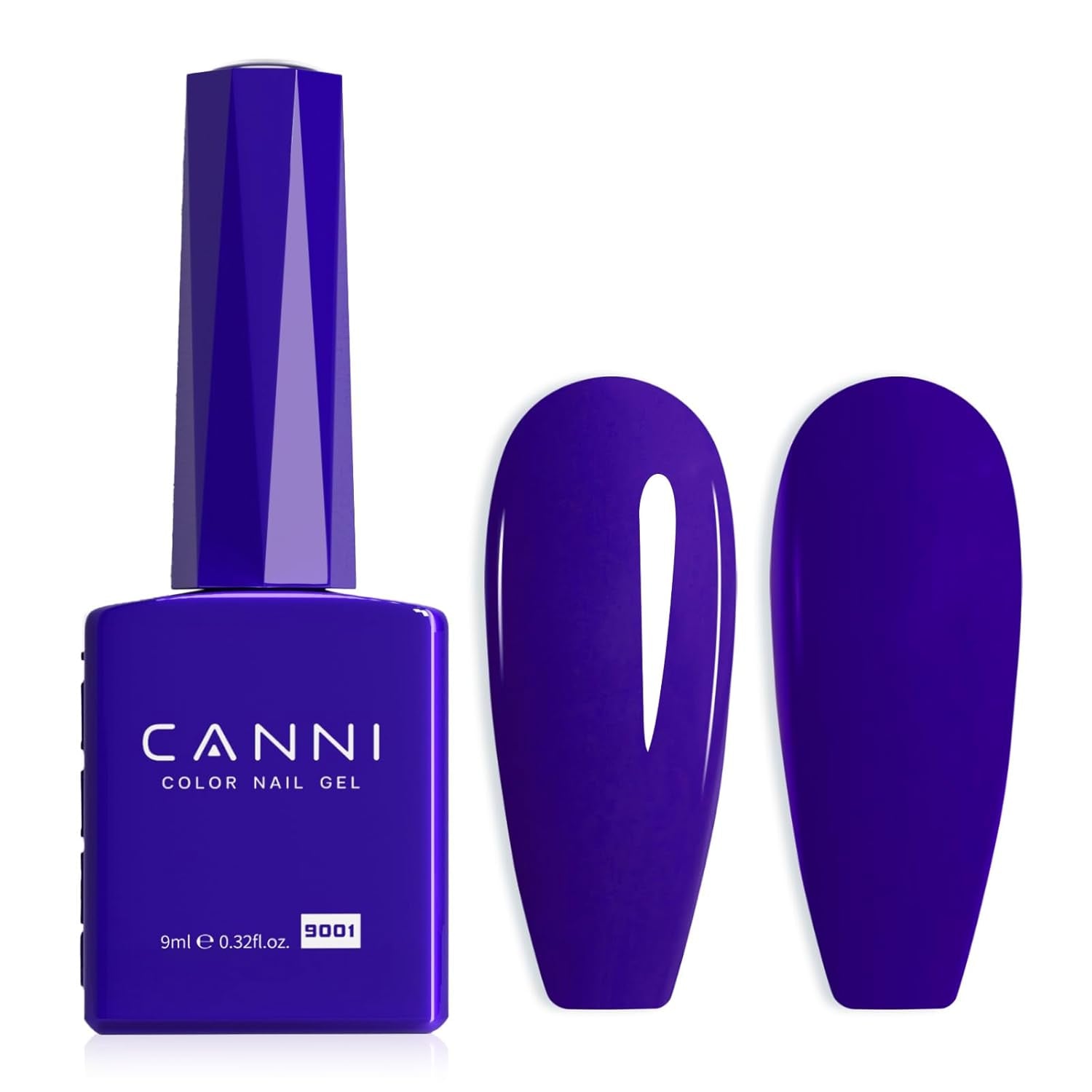 Vernis à ongles gel CANNI, semi-permanent, violet foncé, vernis à ongles, gel UV, trempage, manucure
