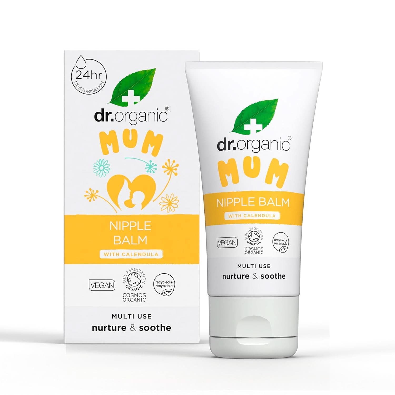 Dr Organic Baume pour Mamelons au Calendula, Lanoline, Soulagement Naturel, Pour plaies et mamelons crevassés, 30 ml Accessoires Alimentation et Allaitement Bebe Naty Shop
