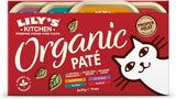 Lily's Kitchen Nourriture humide pour chat adulte avec ingrédients naturels, paquet multi-plateaux, biologique, sans grains, 4 x (8 x 85 g)