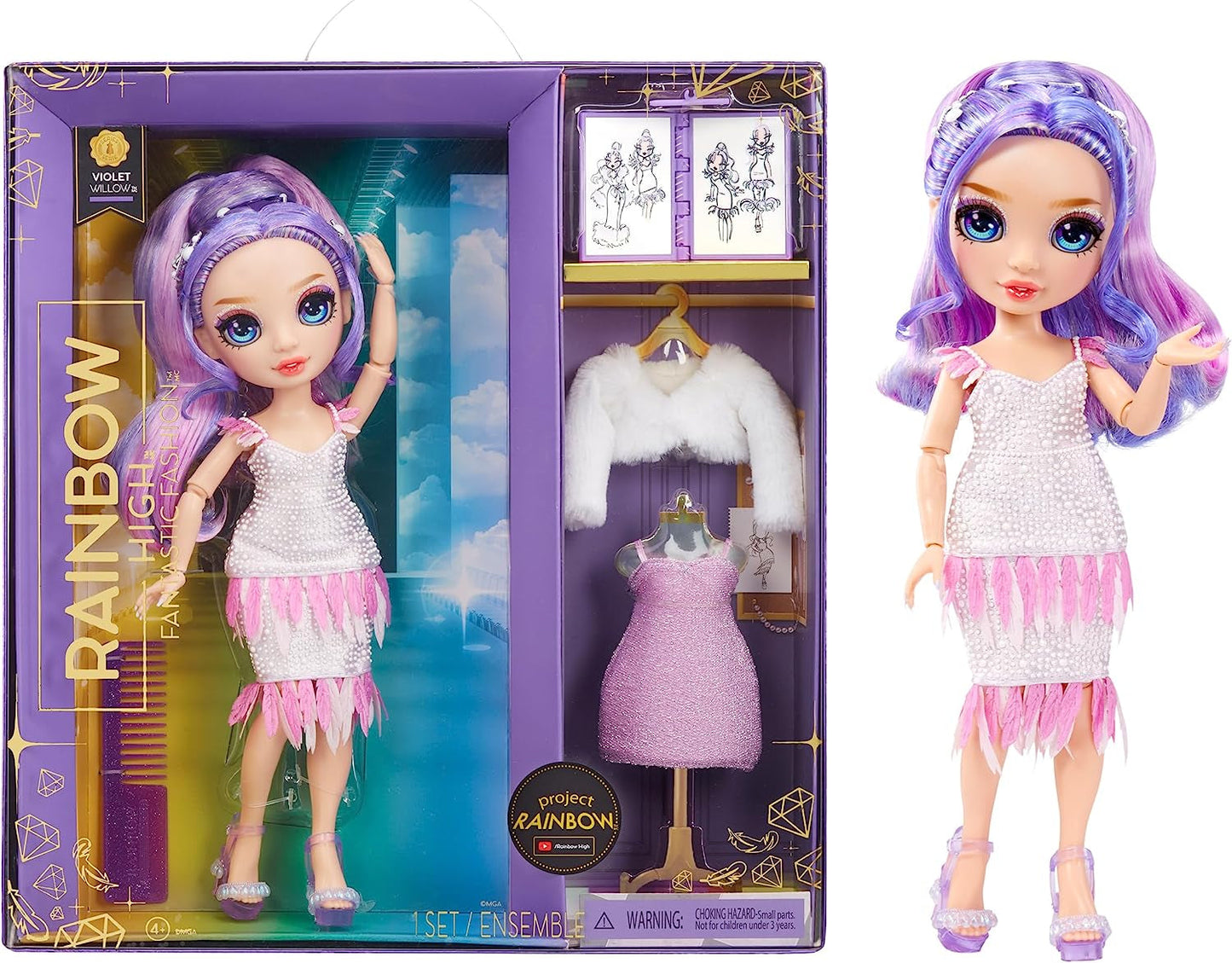 Rainbow High Fantastique Mode Violet