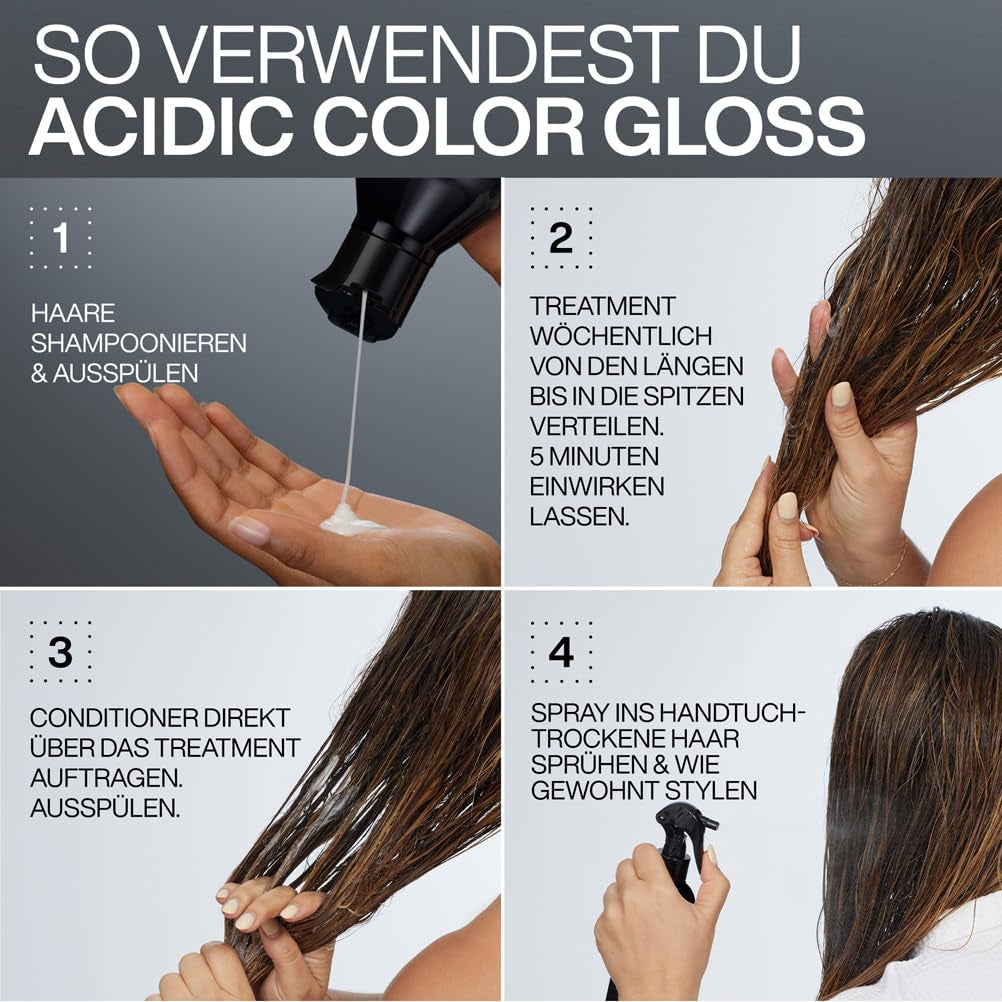 Redken Acidic Color Gloss, shampoing brillance pour cheveux teints Redken Shower & Bath