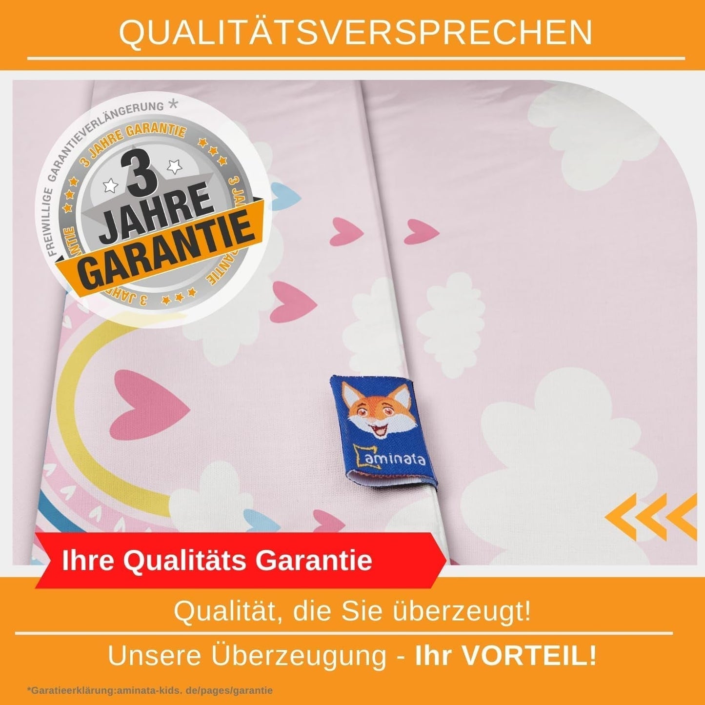 Aminata Kids linge de lit enfant, arc-en-ciel, réversible Linge de lit - enfant Naty Shop