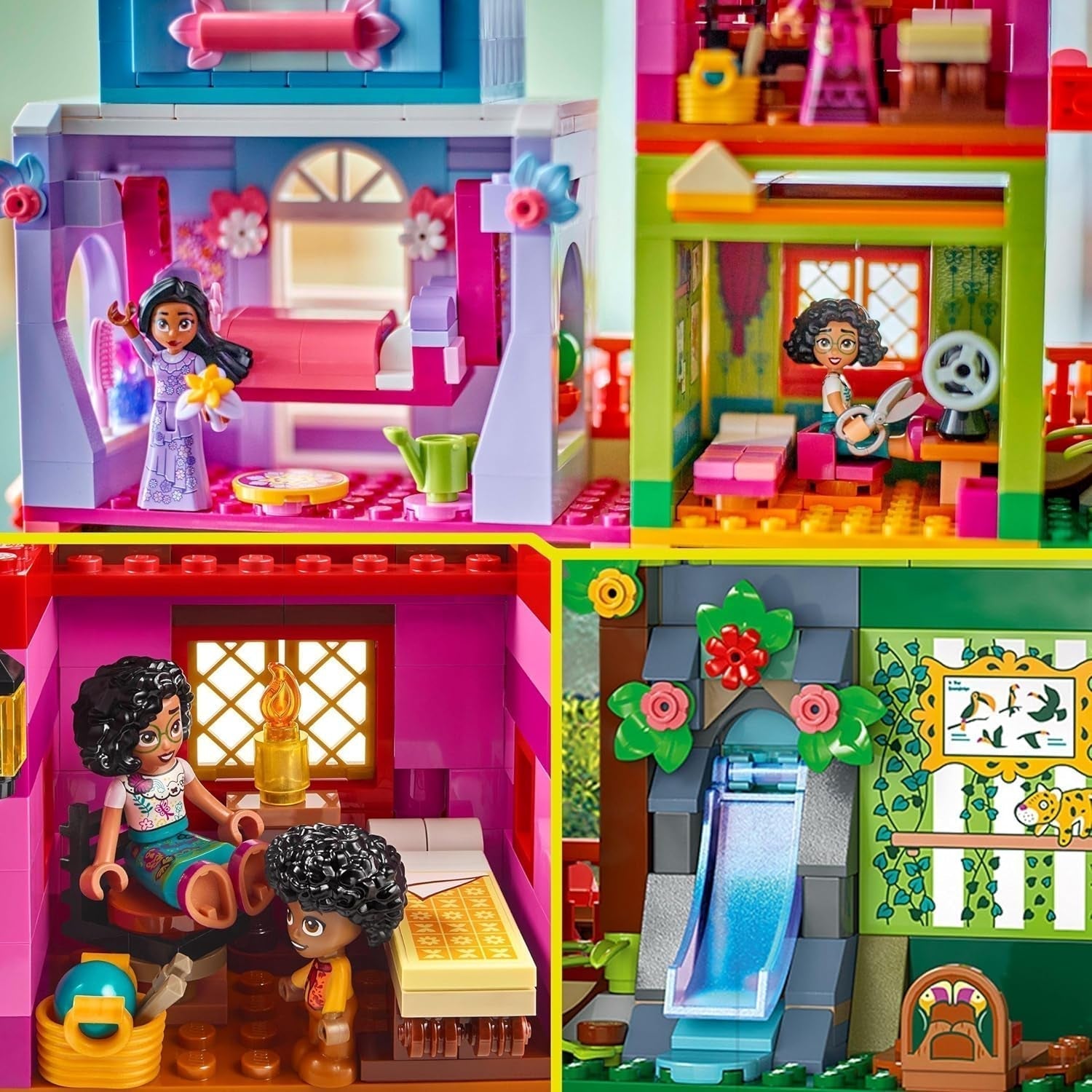 LEGO Ç€ Disney Encanto Magical House of Madrigals Maison de poupée pour enfants avec figurine Mirabel Play, jouet de construction pour filles et garçons à partir de 7 ans 43245 Jeux de construction Besuche den LEGO-Store