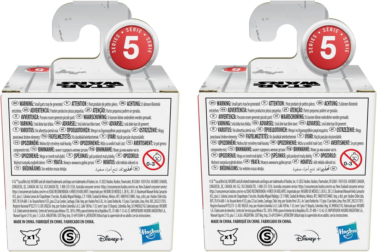 Star Wars Hasbro the Bounty Collection Série 5, Pack de 2 figurines Grogu, Jeu de casque, Jeu de coucou, Jouet à partir de 4 ans, 5,5 cm, Multi, F5941 Figurines d'action Naty Shop