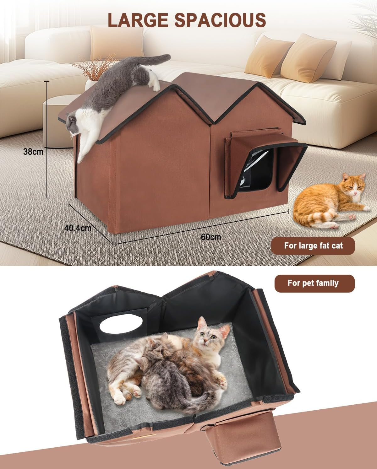 Couvertures et meubles, Animaux, Grottes et maisons, Chats, Lits pour chats, Chats - lits, matelas