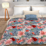 PETTI Artigiani Italiani - Couette d'hiver, Couette d'hiver, Couette simple, Double face, Impression monochrome et numérique, microfibre 100% hypoallergénique, Fabriqué en Italie