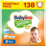 Couches pour bébés sensibles, taille 7, extra large plus (+15 kg), 14 pièces