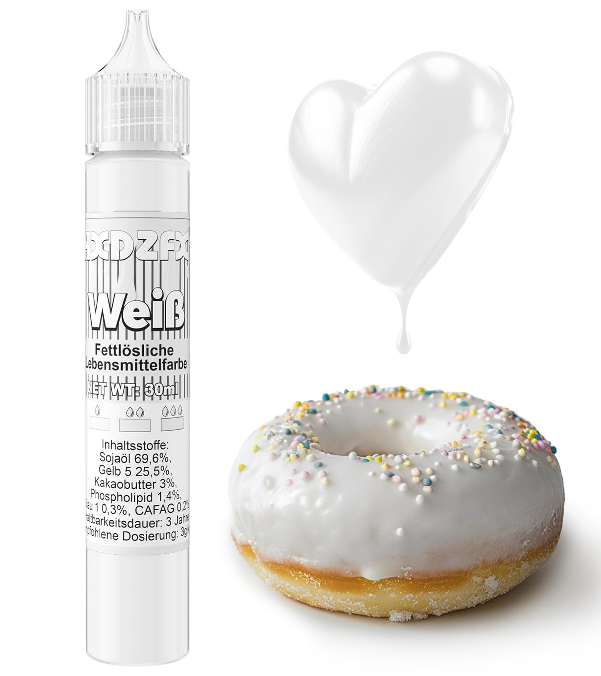 Colorant alimentaire liposoluble – 30 ml de colorant alimentaire concentré à base d'huile pour chocolat, ensemble de colorants alimentaires pour décoration de gâteaux, fondant, crème au beurre, pâtisserie, travaux manuels (bleu marine)