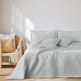 Ameliahome Couvre-lit 170X210 Cm Couvre-lit Double Face Matelassage Ultrasonique Polyester Ophelia Vert Foncé Lits et Couvertures Besuche den AmeliaHome-Store Ophelia Silver 170X210 Cm
