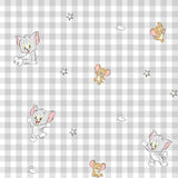 Pas encore Couette 100% coton, motif Tom Jerry Vichy, pour lit de 90 cm de large (90 X 200 cm) Couettes et couettes Naty Shop