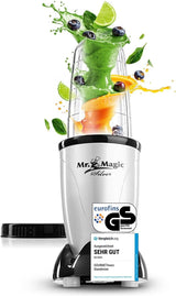 Gourmetmaxx Mr Magic Blender, Smoothie Maker avec pack d'accessoires Xxl Naty Shop