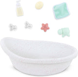 LullaBy – Baignoire pour poupée – Ensemble de bain – Jouet de bain – Accessoires pour poupée – Jeu d'eau réaliste – Enfants de 2 ans et plus