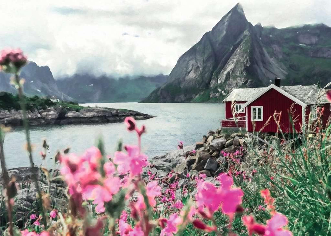 Ravensburger Puzzle Lieux Scandinaves 16740 - Reine, Lofoten, Norvège - Puzzle 1000 pièces pour adultes et enfants de plus de 14 ans Puzzle Naty Shop