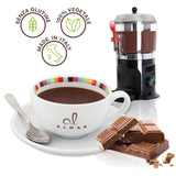 Chocolat chaud italien Cortina TARTE CHOCOLAT AMER, 15 sachets X 30 grammes Cacao et Chocolat Chaud Naty Shop