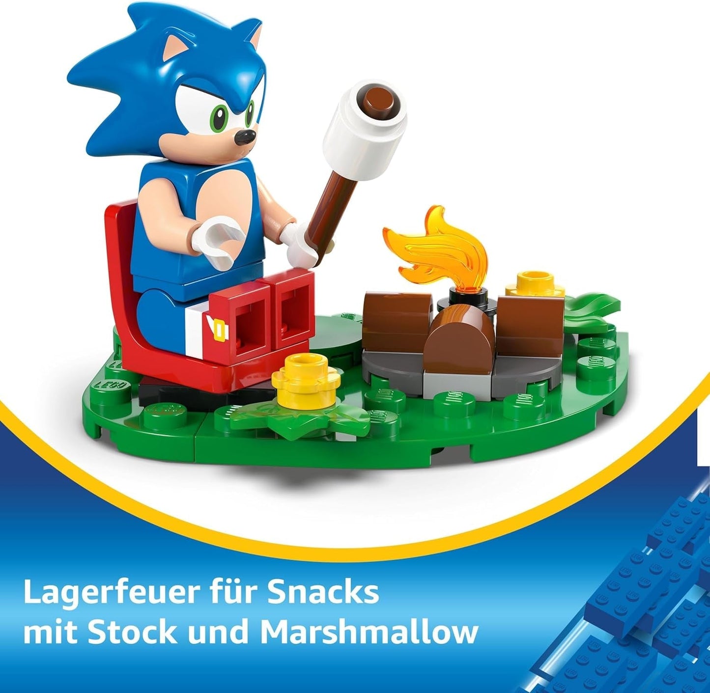 LEGO Sonic the Hedgehog Sonics Showdown At The Campfire Game Jouet pour enfants et fans de jeux vidéo Ensemble de construction pour garçons et filles 7 ans Ensemble d'aventure à collectionner 77001 Jeux de construction Beuche den LEGO-Store