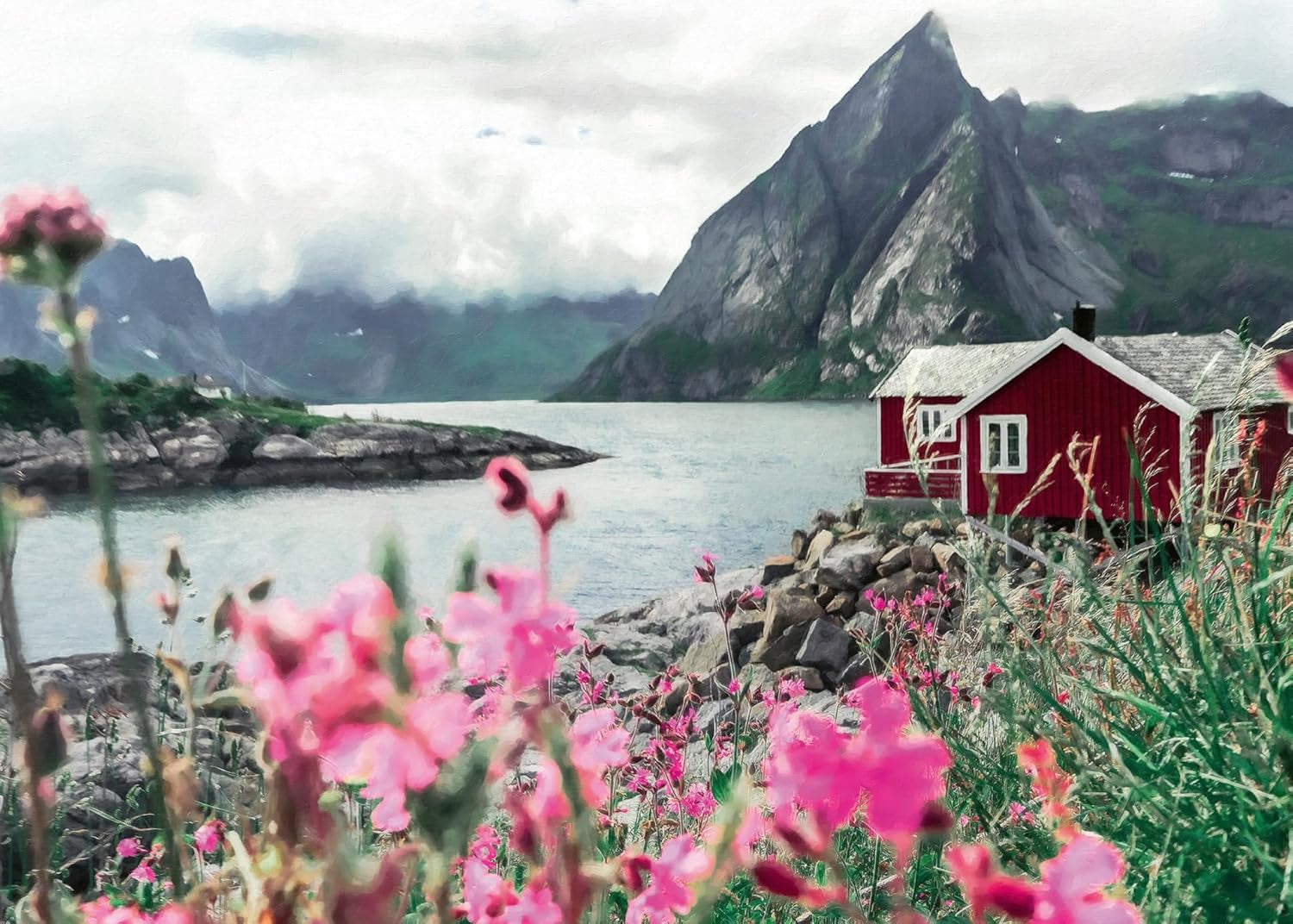 Ravensburger Puzzle Lieux Scandinaves 16740 - Reine, Lofoten, Norvège - Puzzle 1000 pièces pour adultes et enfants de plus de 14 ans Puzzle Naty Shop Design ancien