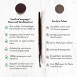 Poudre de vanille de qualité supérieure à partir de vraies gousses de vanille, naturelle, sans sucre, sans additifs, commerce équitable, végétalien (40 g sans boîte) de Vanilla Campaign® Flavors Naty Shop