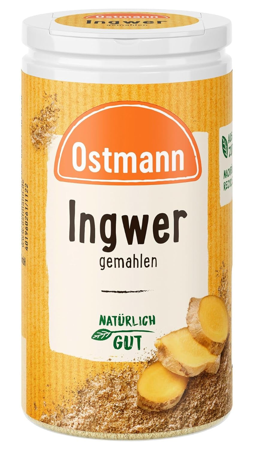 Ostmann Gewürze - Ingwer gemahlen | Nachfüllbare & recyclable Verpackung | 30 g dans la Streudose