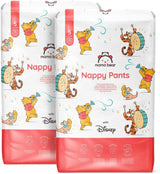 Marque Amazon : Couches Mama Bear Disney, taille 5 (12-17 kg) – Boîte mensuelle, blanche, 140 pièces (2 paquets de 70)
