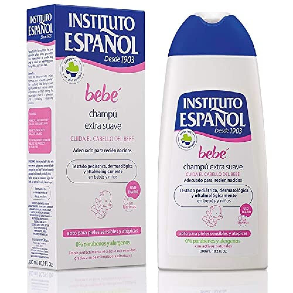 Ligne Bébé Champu Extra Suave - 300 Ml. Enfants - Bain et Soin Naty Shop 6 pièces (1 paquet) Aloe Vera