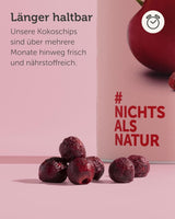 Cerises amères lyophilisées BUAH® | Cerises amères entières comme collation ou pour le muesli | Substitut idéal aux bonbons | Vegan et sans sucre ajouté | 135g de produits déshydratés Naty Shop
