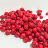 Groseilles entières lyophilisées 100g - Fruits lyophilisés - Fruits secs lyophilisés - Groseilles pour pâtisserie, décoration gâteaux, snacks, muesli, desserts Produits déshydratés Naty Shop