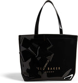 Ted Baker Nikicon Sacs à main en vinyle avec nœud Femme Naty Shop Noir