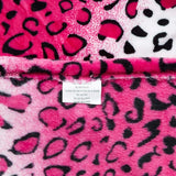 Home Must Haves Queen/King Zebra Giraffe Safari Animal Print Toutes saisons Super doux et chaud Couverture de canapé Taille de lit Rose Polyester Rose Léopard Quilts & Quilts Naty Shop