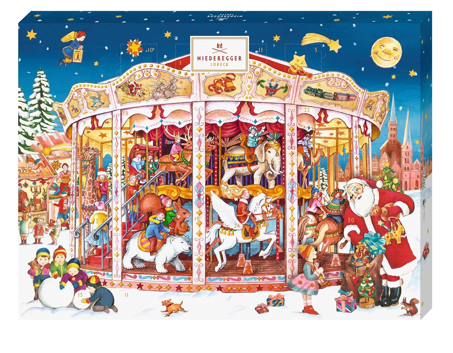 Calendrier de l'Avent Carrousel Niederegger 500g