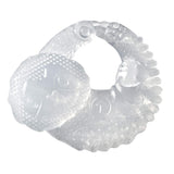 Infantino 316564-01 Anneaux de dentition transparents Infantino - Anneau de dentition souple, en matériau non toxique, pour le développement sensoriel et le soutien de la dentition, multicolore