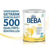 Boisson lactée BEBA Junior 1+ à partir de 1 an, Avec HMO, Teneur en protéines adaptée à l'âge, Lactose uniquement, Sans huile de palme, Sans huile de poisson, Aliments pour tout-petits, Lait en poudre pour bébé, Lot de 6 (6 x 800 g)