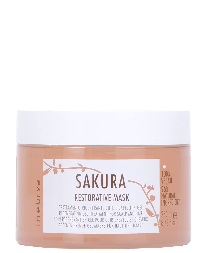 Masque de restauration Sakura - 1000ML Naty Shop Masque capillaire 250 Ml (1 paquet) Non parfumé
