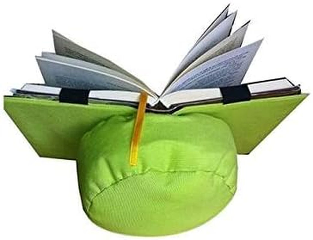 Coussin de lecture, vert, support de livre pour lecteurs, en tissu, réglable au livre