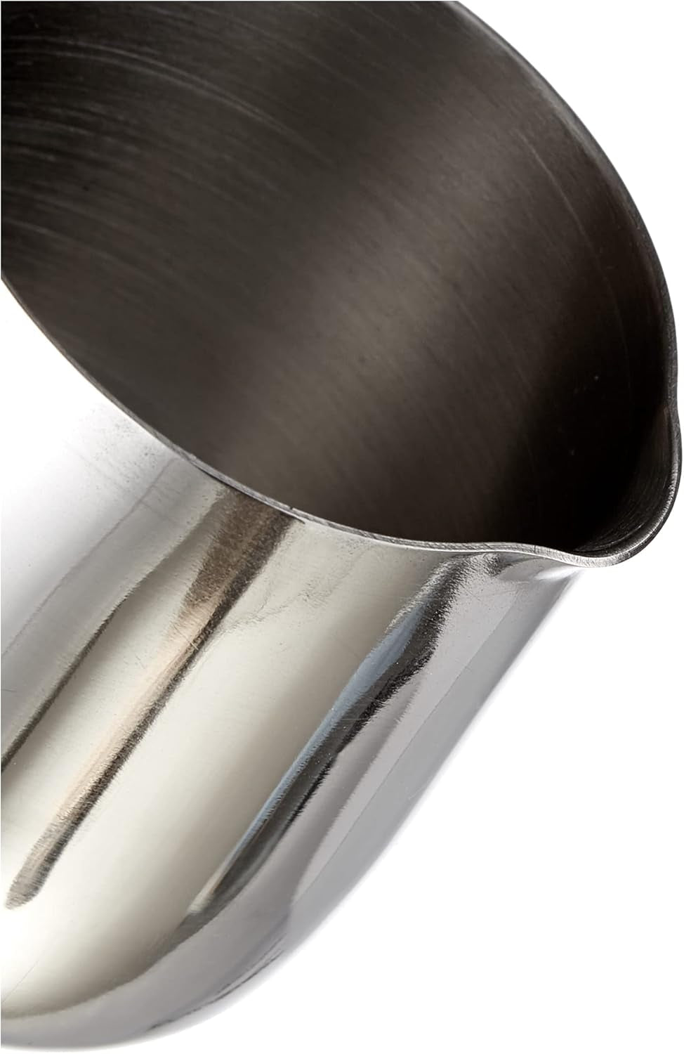 Cilio 0000201383 Carafe à Latte Macchiato, Acier Inoxydable, Argent, 6,4 x 7,4 x 7,6 cm