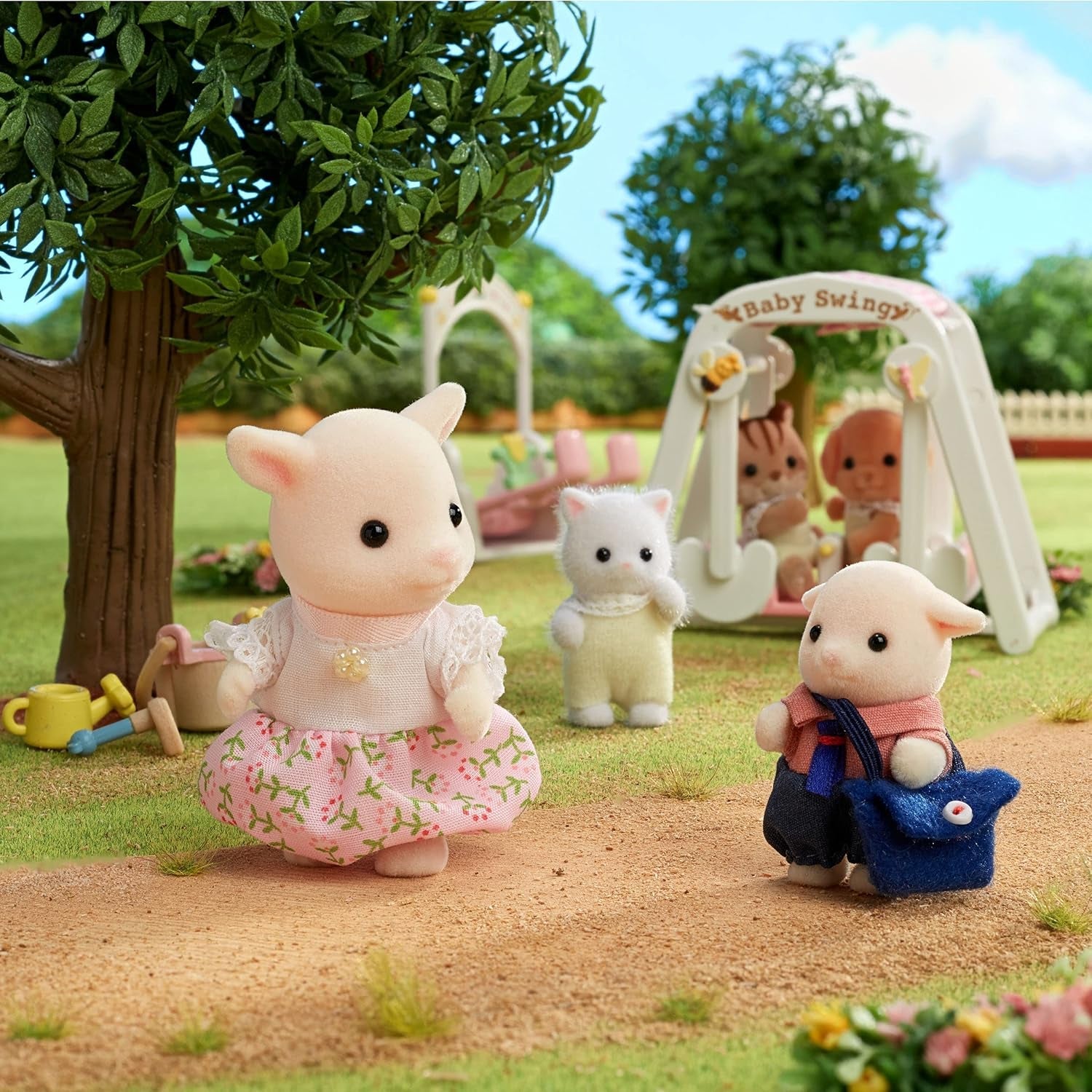 Sylvanian Families 5622 Famille de chèvres - Figurines de maison de poupée