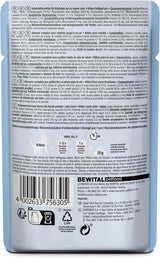 LEONARDO Fresh Pouches [16 x 85 g de nourriture humide pour chat, sans céréales] | Aliment humide complet en sachets individuels