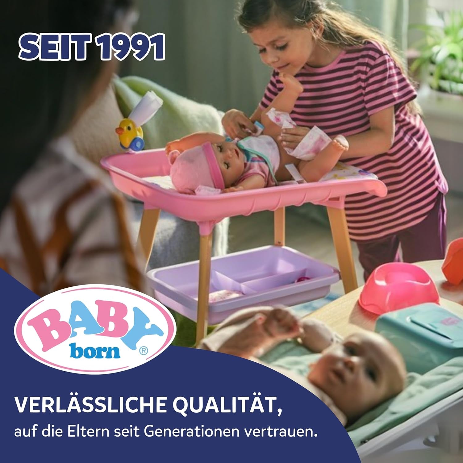 BABY Born Annabell 43 cm - Poupée douce avec 7 fonctions électroniques et sonores - Convient aux enfants à partir de 3 ans - La poupée comprend des accessoires - Nécessite des piles