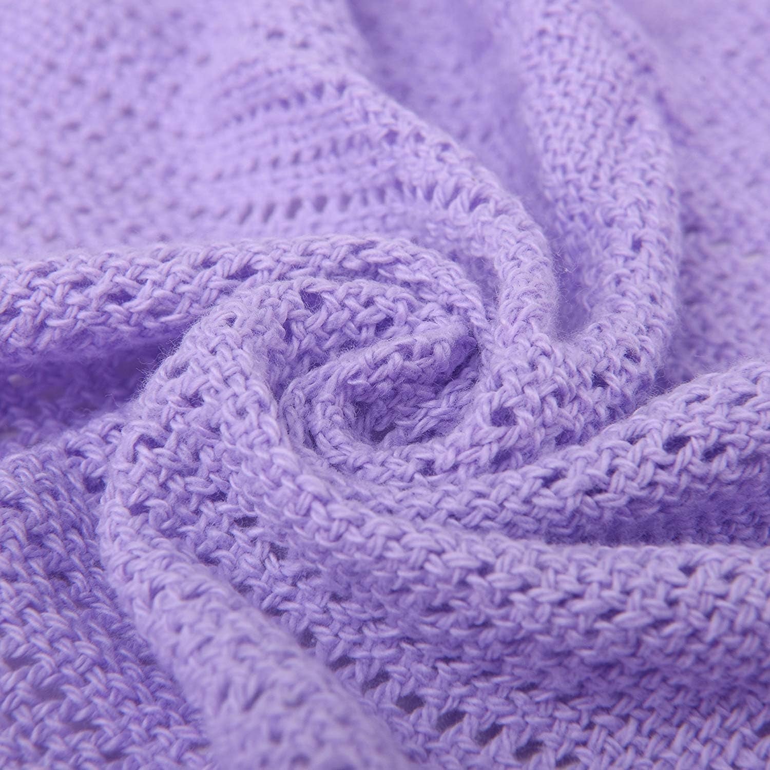 Family Literie Lit Double Rose Couverture Cellulaire Coton Réversible Grand Couvre-lit Léger Thermique Doux Couverture Cellulaire Traditionnelle 230 X 230 Cm Couettes Et Couettes Naty Shop Violet Lit Simple (180X230Cm)