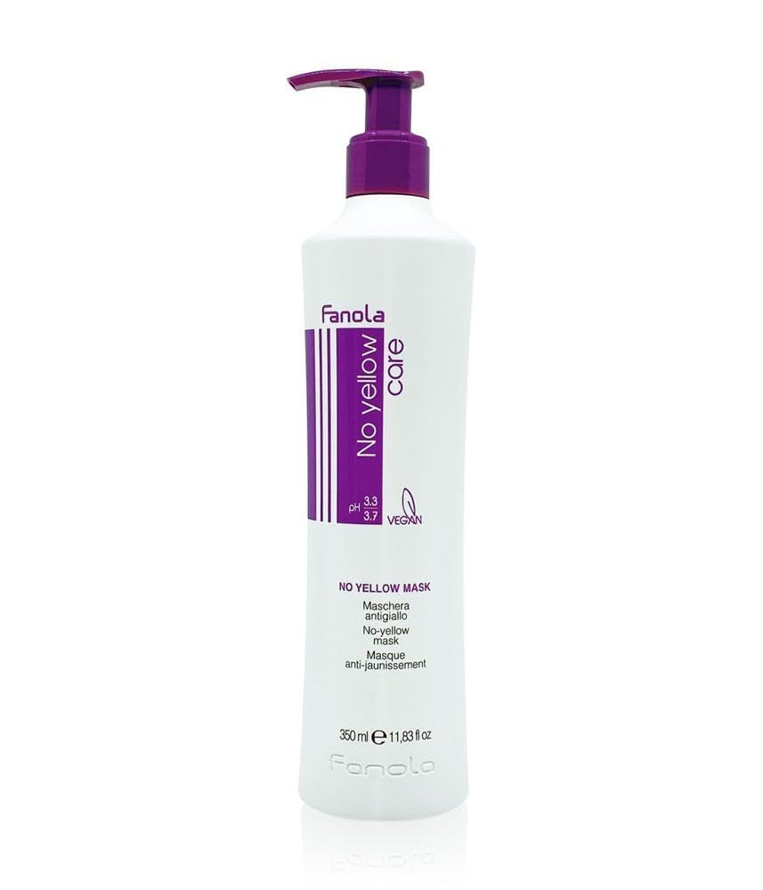 Fanola No Yellow Mask - soin, 1 litre Naty Shop Hair Mask 350 Ml (1 paquet)
