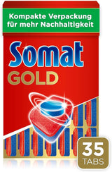 Pastilles pour lave-vaisselle Somat Gold (105 pastilles) Naty Shop Détergents de cuisine